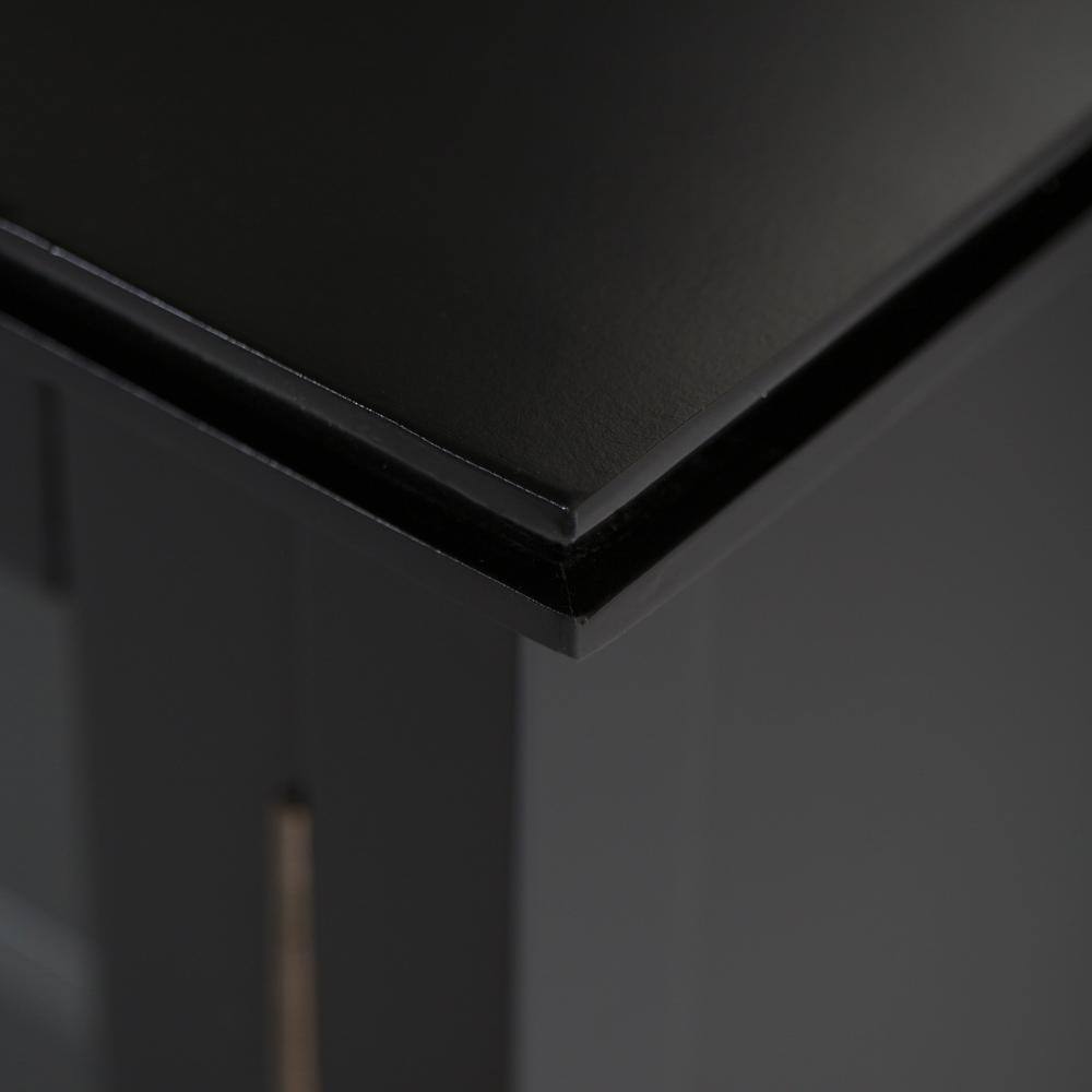 Artisan 53" Black Solid Wood Transitional TV Media Stand