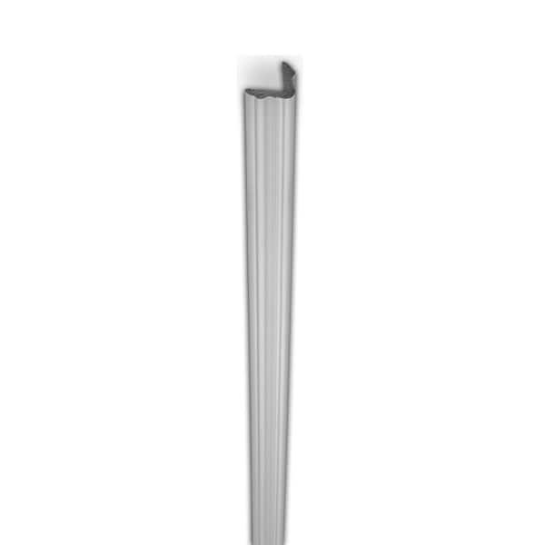 1-1/2 in. x 1-1/2 in x 96 in. Polystyrene Plain Corner Angle Moulding 48 Lineal Feet (6-Pack)