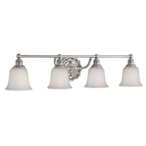 Lamport 4-Light Brushed Nickel Bath Light