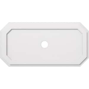 38 in. W x 19 in. H x 3 in. ID x 1 in. P Emerald Architectural Grade PVC Contemporary Ceiling Medallion