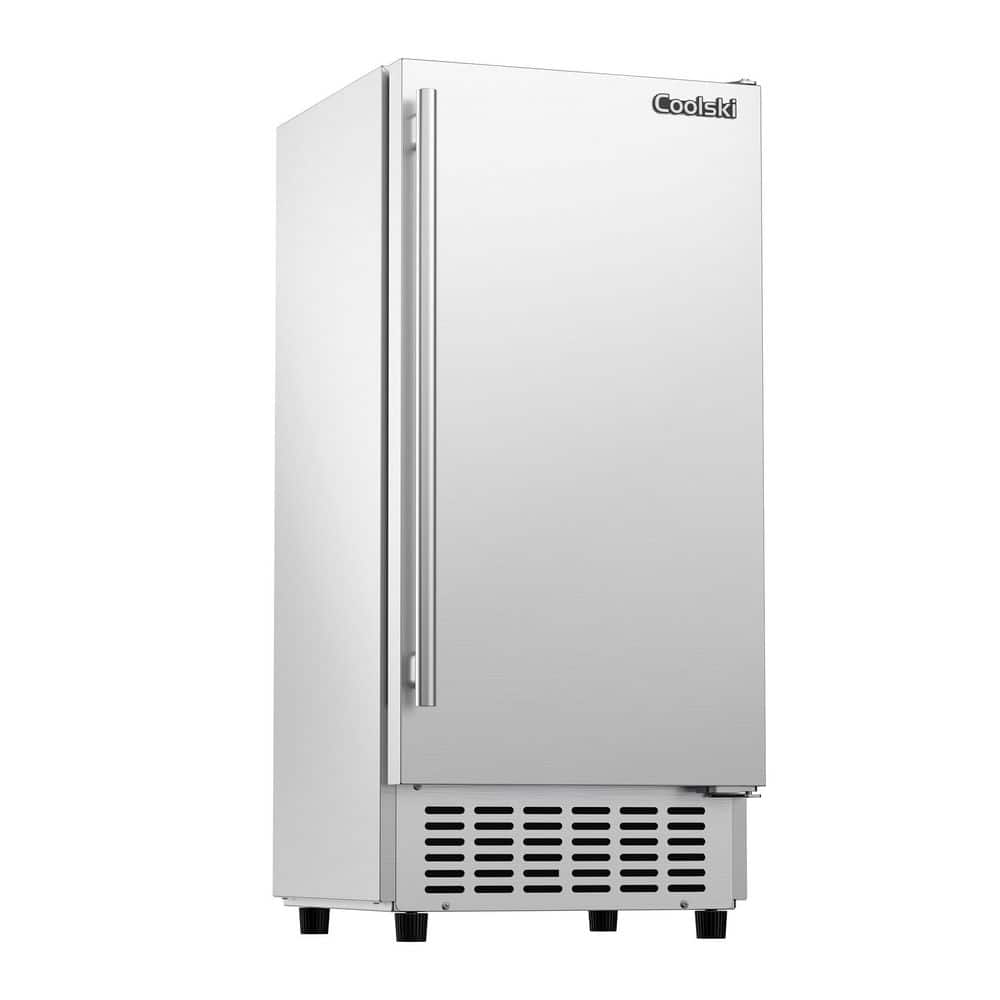 15 in. 80 lbs. /24H Commercial Nugget Ice Maker in Silver, Bulit-in/Freestanding, Auto-Cleaning price history on PriceWatchPro