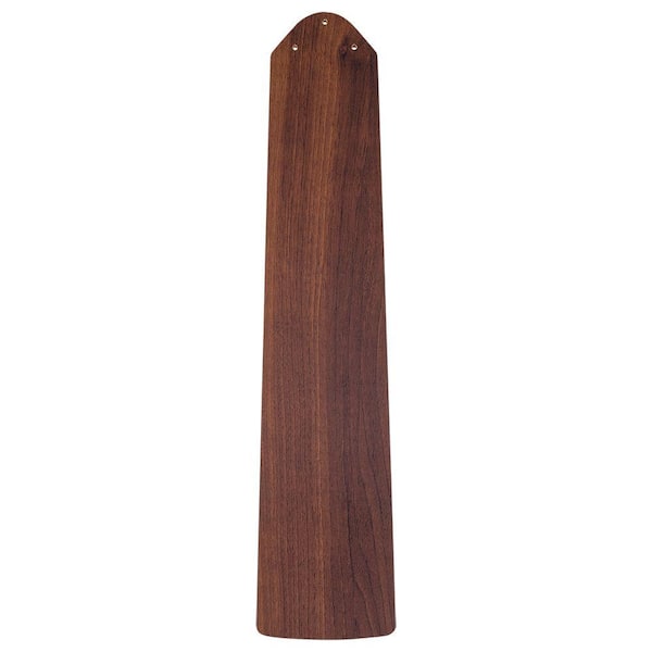 Hampton Bay Everbilt 54 in. Brushed Nickel Ceiling Fan Replacement Dark Walnut Blades (5-Pack)