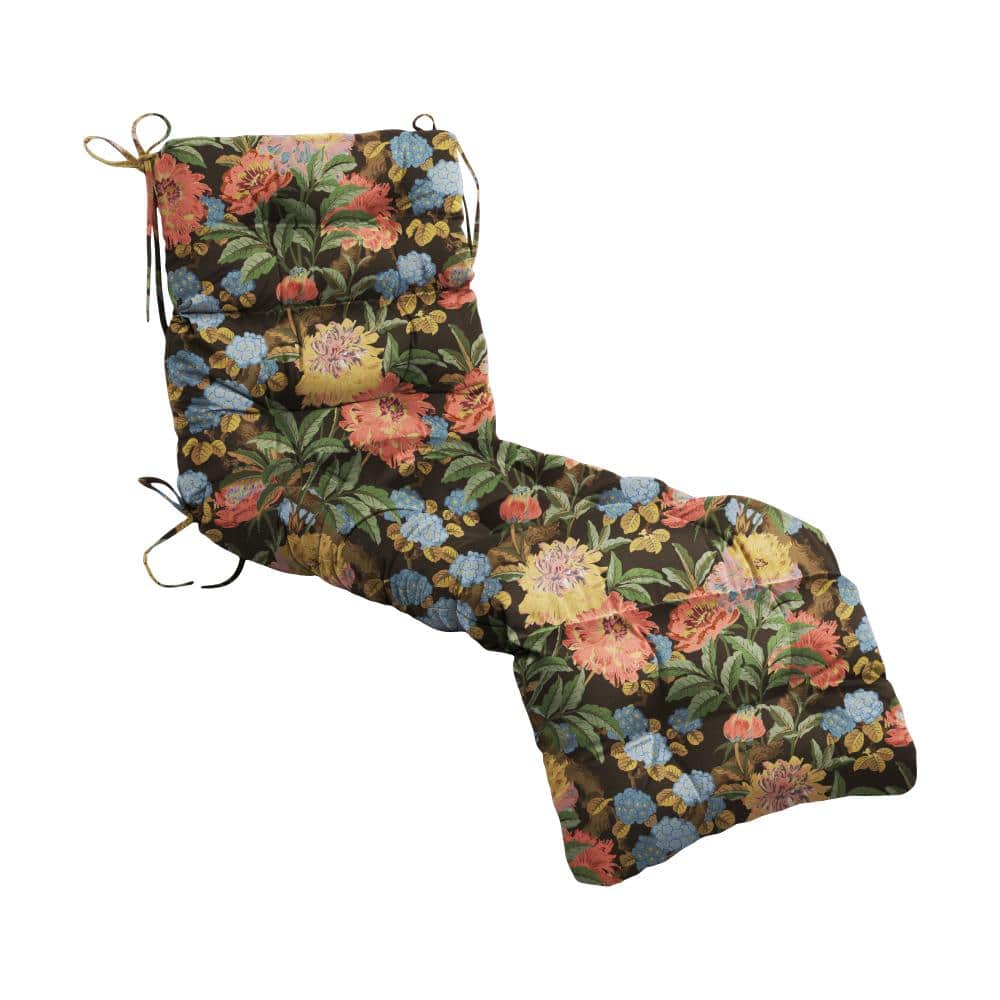"Outdoor Chaise Lounge Chair Cushion 72""x 22""x4"",Polyester Patio Pool Lounge Chair Cushion for with Ties,Floral" price history on PriceWatchPro