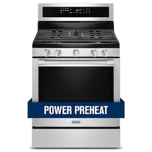 5.8 cu. ft. Gas Range with True Convection in Fingerprint Resistant Stainless Steel