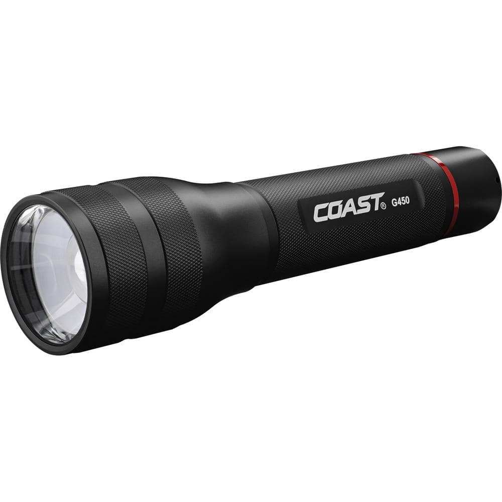 Coast G450 1400 Lumen Led Flashlight With Twist Focus 21864 - The Home Depot