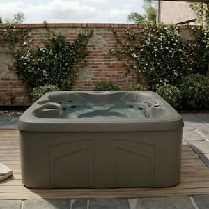 LS100DX 4-Person 20-Jet 110-Volt Plug and Play Spa with Waterfall