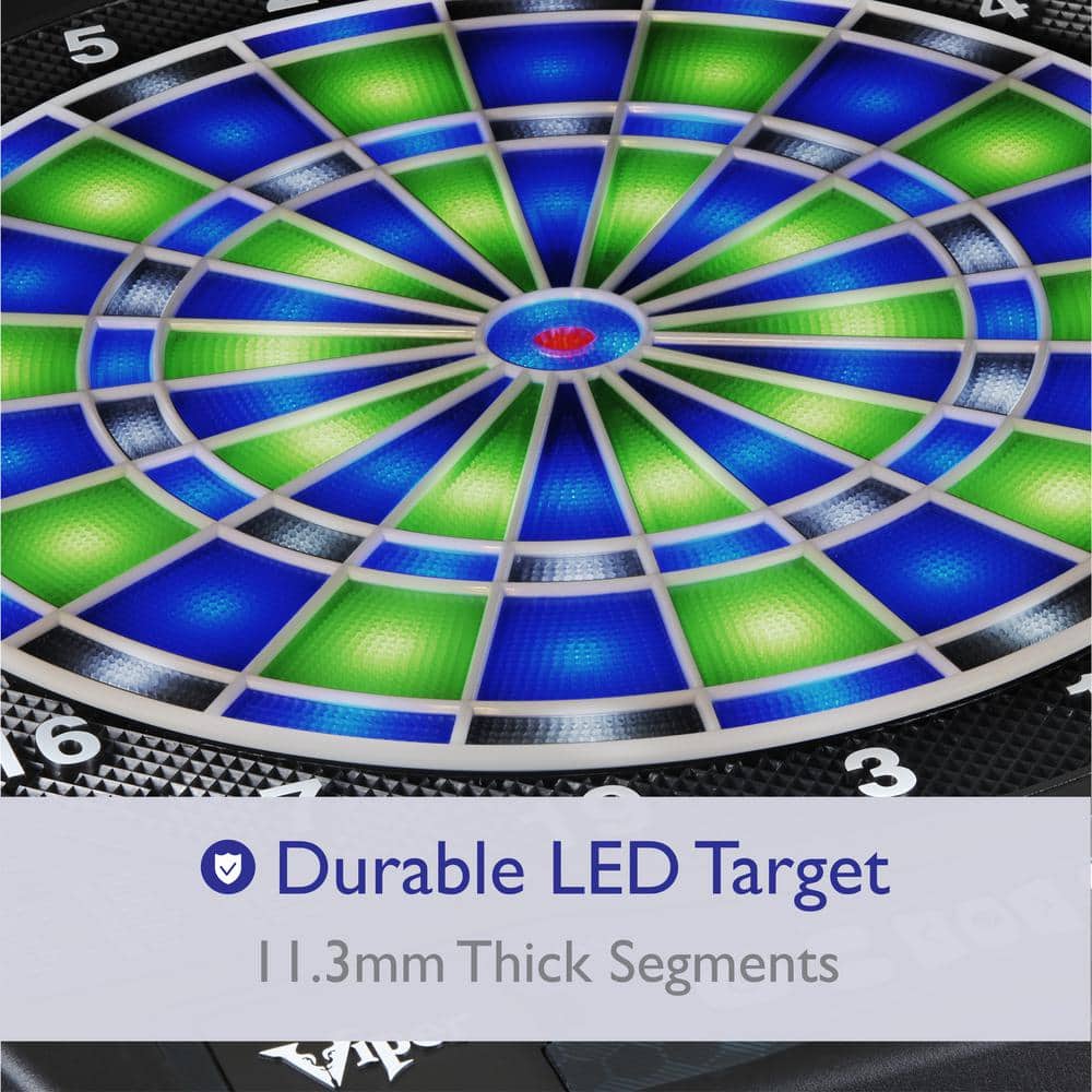 Viper Ion 15.5" Illuminated Electronic Dartboard with LED Lights