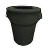 Spandex 7 Gallon Office Trash Can Cover in Black