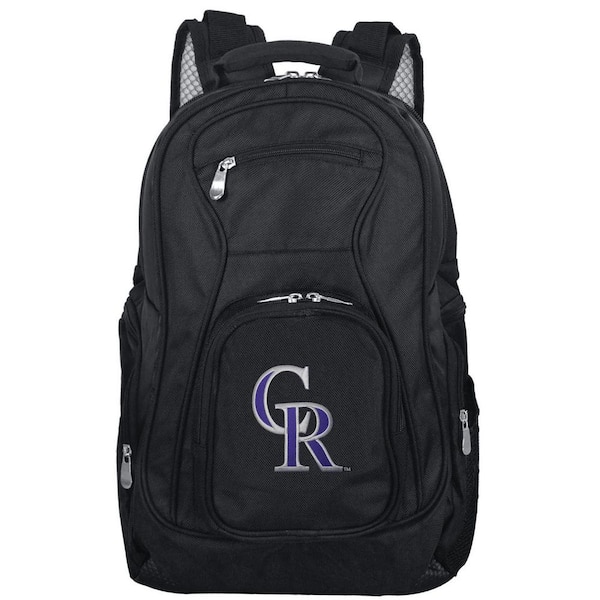 Mojo MLB Colorado Rockies Black Backpack Laptop