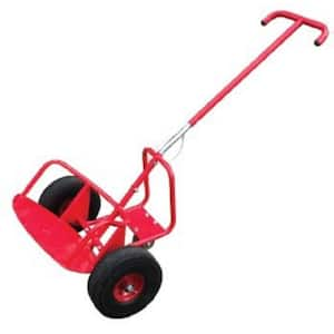 Potwheelz 1 cu. ft. Metal Garden Cart Small/Red