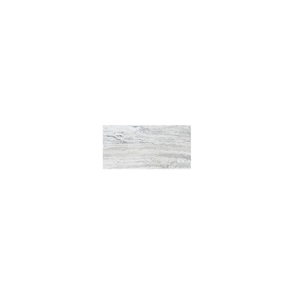 Armstrong Flooring Take Home Sample - Universal Bianco Classico 3 MIL x 12 in. L x 24 in. W Peel and Stick Water Resistant Vinyl Tile