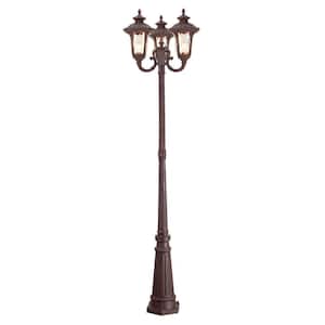 Oxford 3 Light Imperial Bronze Outdoor 3 Head Post