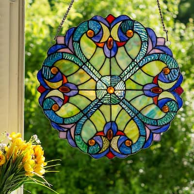 Stained Glass Panels Wall Decor The Home Depot