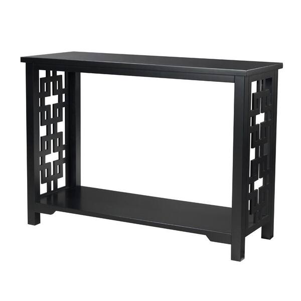 Unbranded Knot Black Console Table