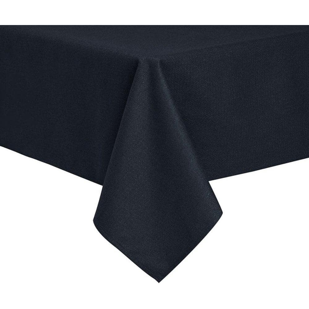 Pro Space 54 In X102 In Black Linen Look And Waterproof Tablecloth   Blacks Tablecloths Tbc54102bl 64 1000 