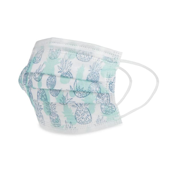 Disposable Teen Protective Flat Pleated Face Mask (240-Pack)