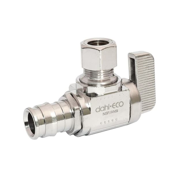 1/2 in. Cold Expansion PEX x 3/8 in. Compression Outlet 1/4-Turn Angle Stop