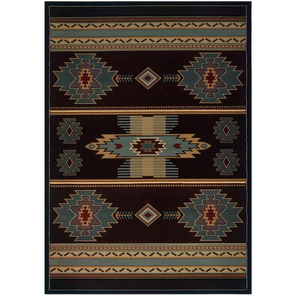 United Weavers Designer Contours CEM Native Canvas Smoke Blue 2 ft. x 3 ft. Area Rug