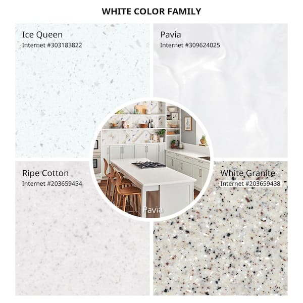 LG HI-MACS White Quartz Solid Surface Kitchen Countertop Sample LG HI-MACS White Quartz Solid Surface Kitchen Countertop Sample