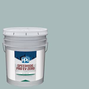 Speedhide Pro EV Zero 5 gal. PPG1145-4 Blue Willow Eggshell Interior Paint