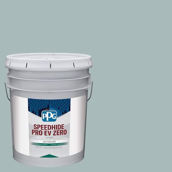 PPG SPEEDHIDE Pro EV Zero 5 gal. PPG1145-4 Blue Willow Flat Interior Paint