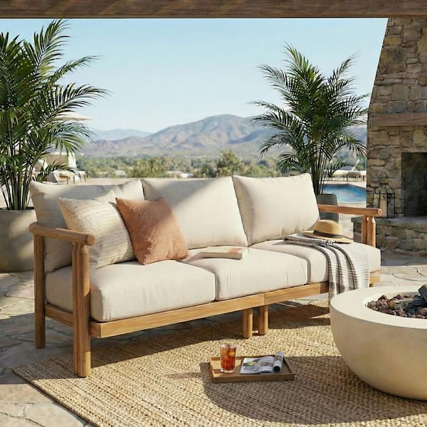 CHRISTOPHER KNIGHT HOME Fairview Patio Light Teak Finish Solid