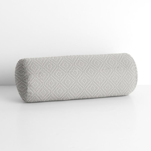 SORRA HOME Sorra Home Sunbrella Retain Oyster Rectangle Outdoor Bolster Pillow