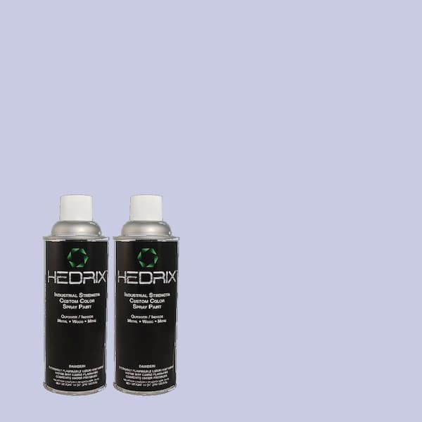 Hedrix 11 oz. Match of 600A-3 California Lilac Semi-Gloss Custom Spray Paint (2-Pack)