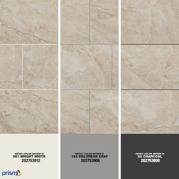 Cancun Beige 12 in. x 24 in. Glazed Ceramic Floor and Wall Tile (16 sq. ft. / case) Cancun Beige 12 in. x 24 in. Glazed Ceramic Floor and Wall Tile (16 sq. ft. / case)
