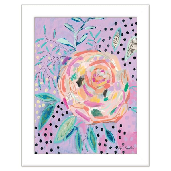 HomeRoots Charlie Master the Chaos 1-Piece Framed Wall Art 19 in. x 15 in.