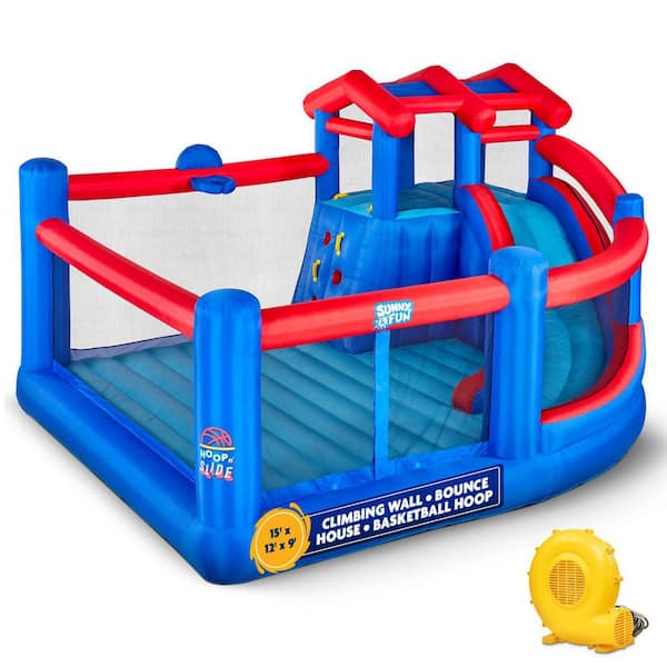 Bouncy House for Kids Outdoor with Toddler Slide