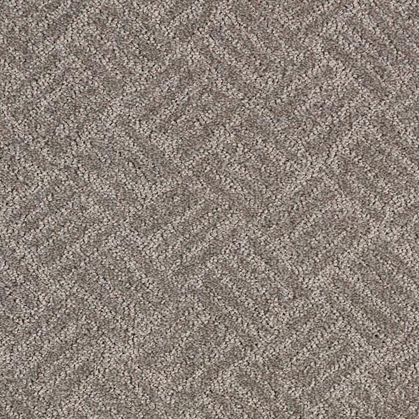 8 in. x 8 in. Pattern Carpet Sample - Embers Aloft -Color Cliff Mountain