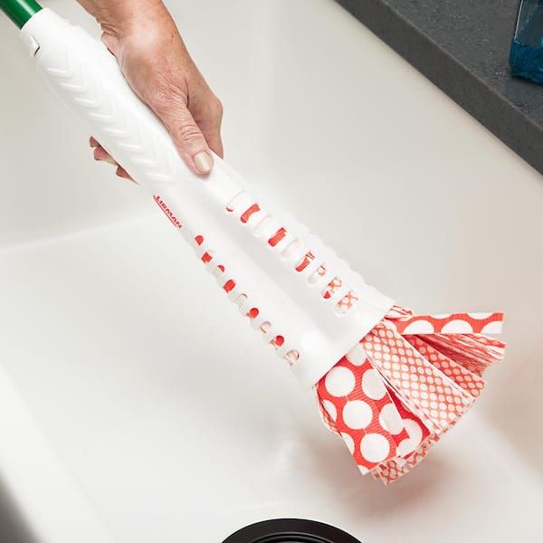 Wonder Microfiber Wet Mop with Built-in Wringer (2-Pack)