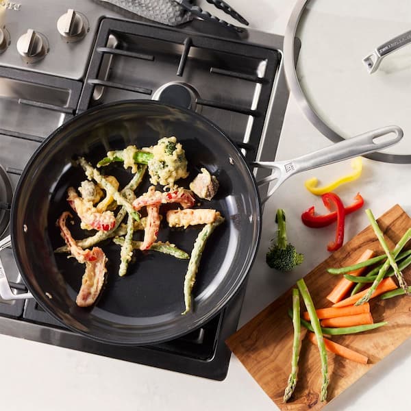 ZWILLING Motion Ceramic Hard Anodized 5 qt. Aluminum Nonstick Deep