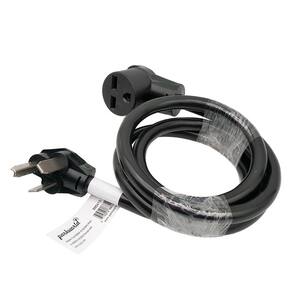 6 ft. 10/3 3-Wire Dryer 30 Amp 250-Volt NEMA 10-30P Plug to 30 Amp 250-Volt 6-30R Adapter Cord