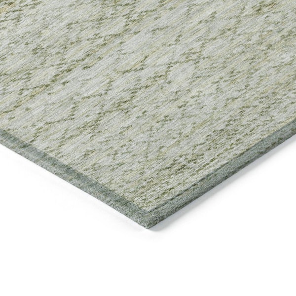 Chantille Machine Washable Indoor/Outdoor Abstract ACN2150 Sage 2 ft. 6 in. x 3 ft. 10 in. Area Rug