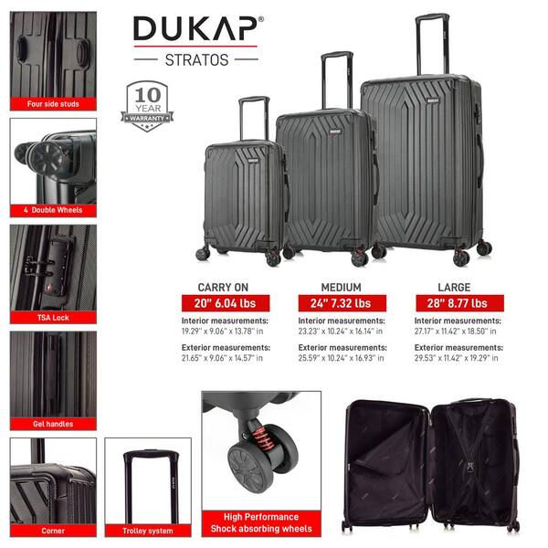 DUKAP Stratos Lightweight Hardside 