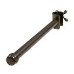Gray Metal Clothes Rack 16 in. W x 1.25 in. H
