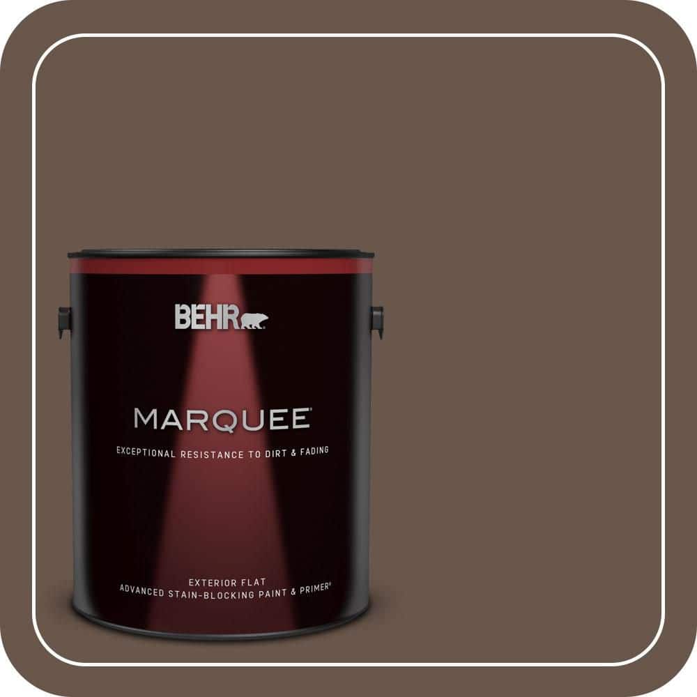 BEHR MARQUEE 1 gal. #PPU5-18 Chocolate Swirl Flat Exterior Paint