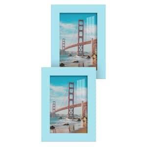 SULLIVANS Blue Aztec Pattern 4x6 Picture Frame FM247 - The Home Depot