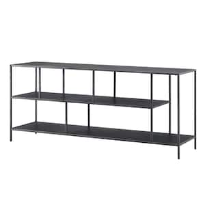 Meyer&Cross Cortland 55 in. Blackened Bronze TV Stand with Metal ...