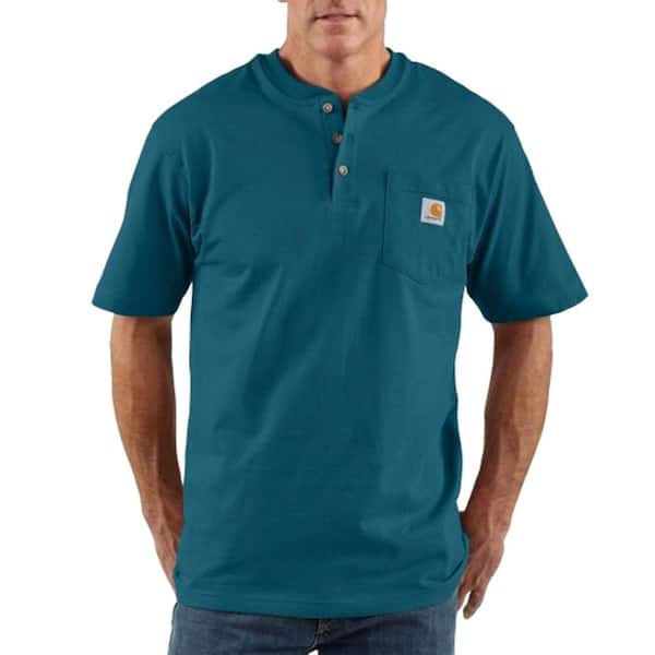 Men's T-Shirt 220G Heavyweight Cotton Short Sleeve Men's Summer T Shirt  Men's Pocket T Shirt Loose Large Fashion T-Shirts For Men 
