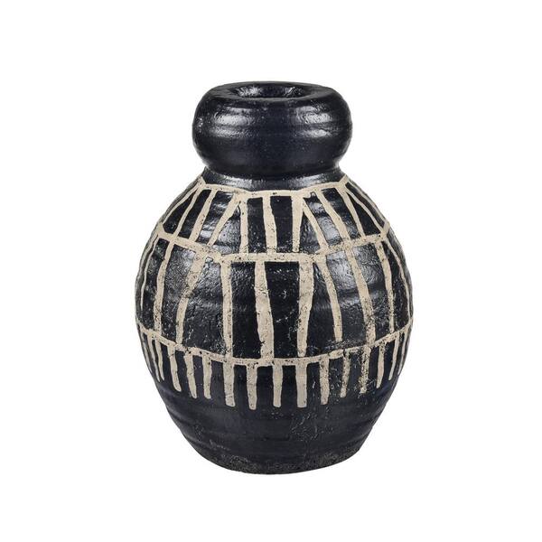 Unbranded Westward Terracotta 1.5 in. Decorative Vase in Black - Medium