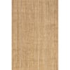 nuLOOM Ashli Solid Jute Natural 9 ft. x 12 ft. Living Room/Bedroom/Dining Room Area Rug CLWA01A-860116