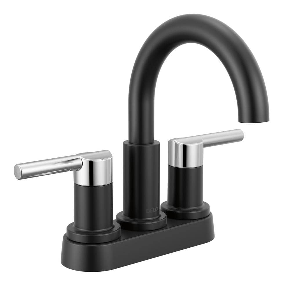 Delta Nicoli 4 in. Centerset Double Handle Bathroom Faucet in
