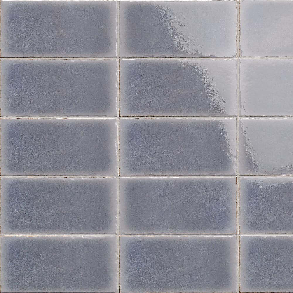 Winston Blue 3 in. x 0.39 in. Glazed Porcelain Tile Sample price history on PriceWatchPro