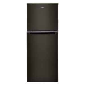 24 in. 11.6 cu. ft. Top Freezer Refrigerator in Print Resistant Black Stainless, Counter Depth, ENERGY STAR