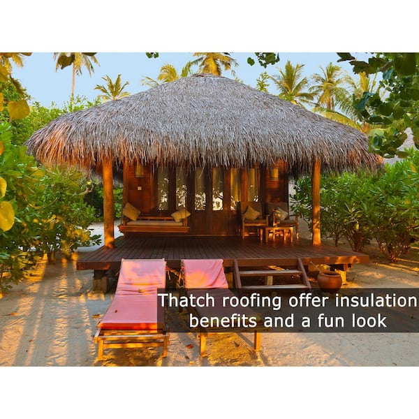 35 in. H x 60 ft. L Mexican Palm Thatch Runner