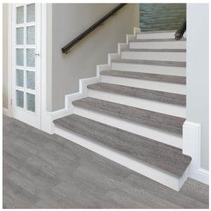Aiden Platinm/Alberta Sprc/Baneberry Ok 47in.Lx12.15in.Wx1.69in.T Laminate Stair Tread and Reversible Riser Kit
