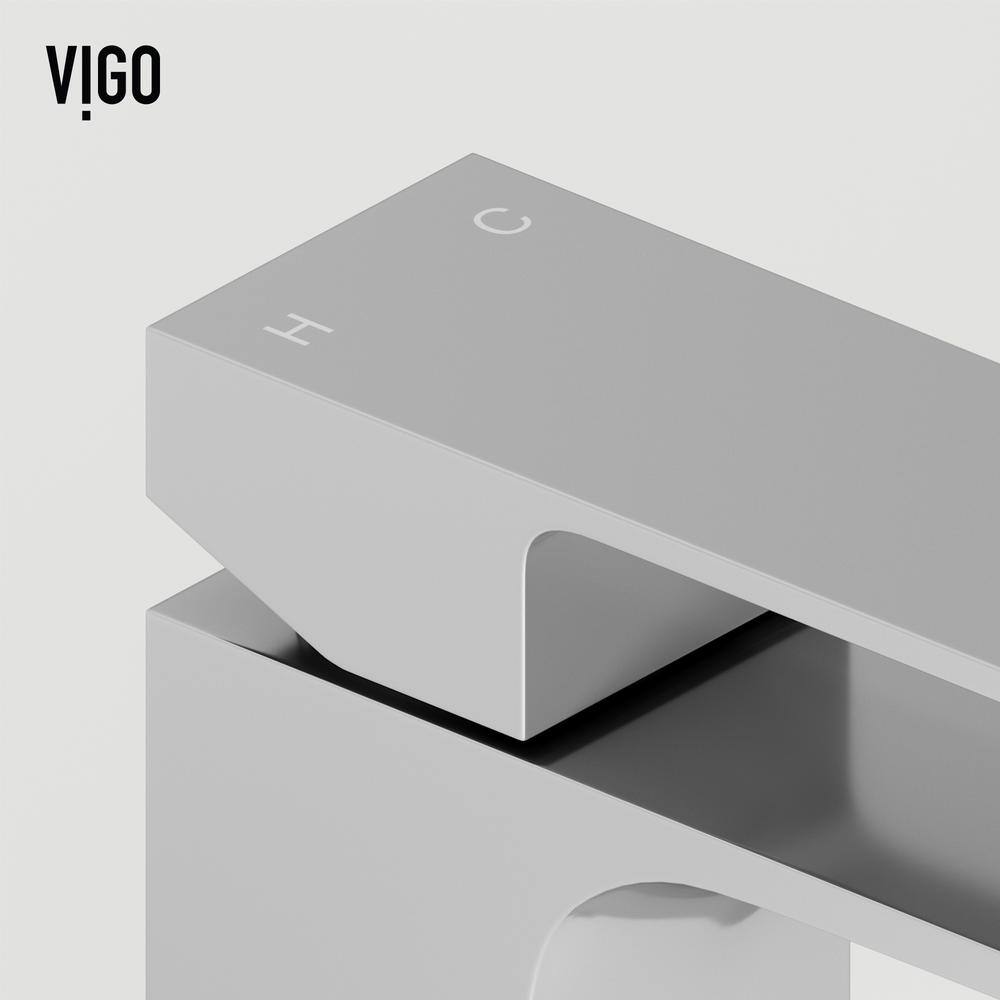 Concerto Stone Rectangular Above-Counter Bathroom Sink with Dunn Faucet